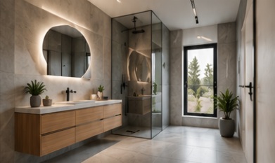 Bathroom — architectural illustration